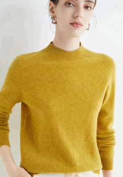Wilhelmine - Lässiger Pullover in Gelb