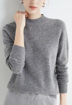 Wilhelmine - Lässiger Pullover in Grau