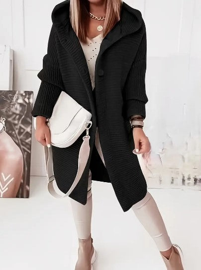 Gemütlich Cardigan für Damen | Mit Kapuze