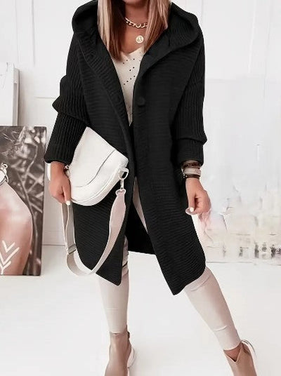 Gemütlich Cardigan für Damen | Mit Kapuze