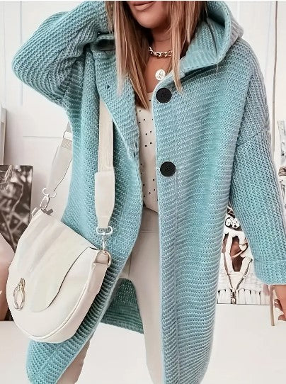 Gemütlich Cardigan für Damen | Mit Kapuze