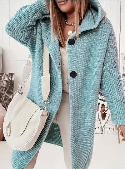 Gemütlich Cardigan für Damen | Mit Kapuze