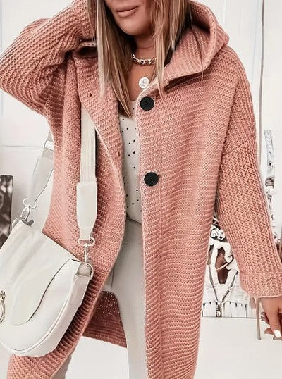 Gemütlich Cardigan für Damen | Mit Kapuze