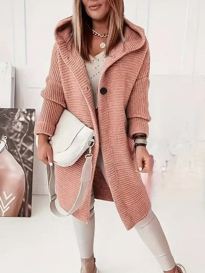 Gemütlich Cardigan für Damen | Mit Kapuze
