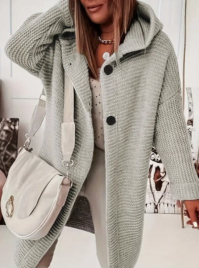 Gemütlich Cardigan für Damen | Mit Kapuze