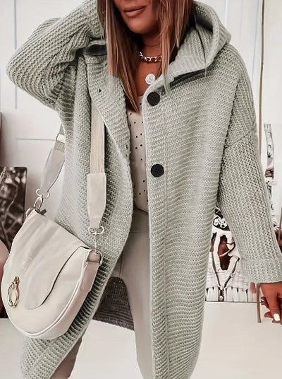 Gemütlich Cardigan für Damen | Mit Kapuze