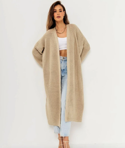 Damen Cardigan mit Offene Vorderseite | Lassig