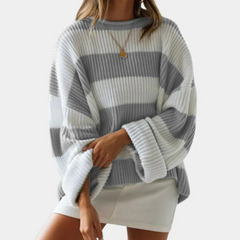 Adolfa | Unkomplizierter und schicker Sommerpullover in Grau
