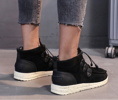 August - Schuhe mit Kordelzug - Stilvolles Samt-Design