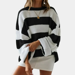 Adolfa | Unkomplizierter und schicker Sommerpullover in Schwarz