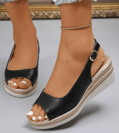 Marina | Orthopädische Sandalen™ in Schwarz