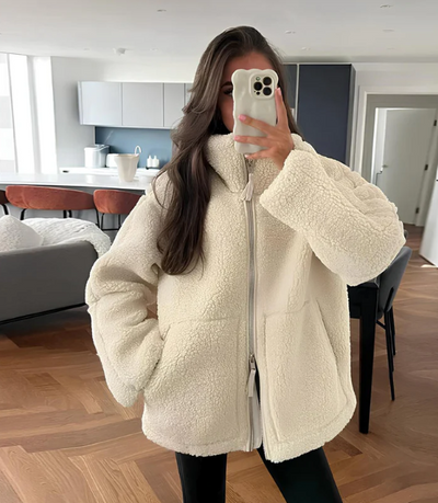 Damen Teddy Mantel | Gemütlich