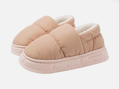 Unisex Warmer Hausschuhe | Winter in Pfirsich