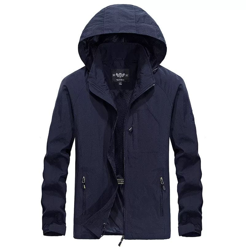 Kapuzenjacke mit Reißverschluß und Taschen für Männer