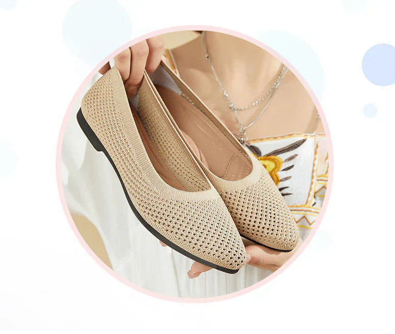 Marcela® | Graue orthopädische Ballerinas