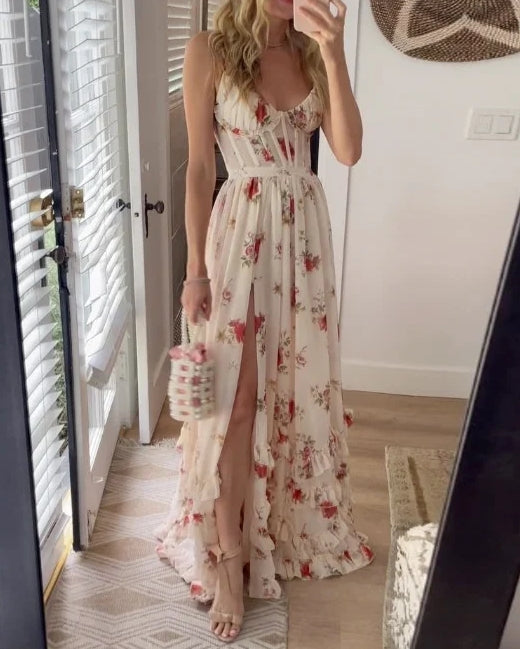 Dorothea® | Maxi Kleid mit Blumenmuster