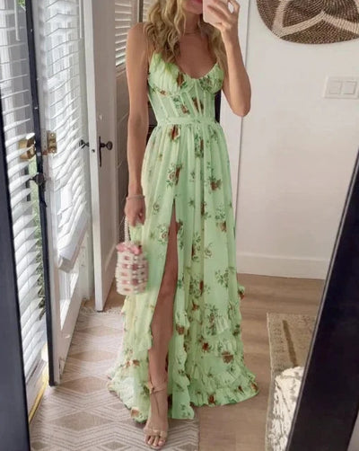 Dorothea® | Maxi Kleid mit Blumenmuster
