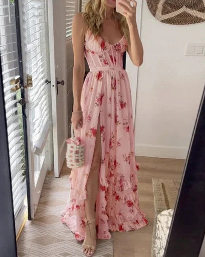 Dorothea® | Maxi Kleid mit Blumenmuster