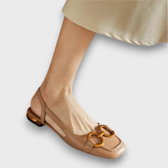 Avina – Ballerinas in Braun