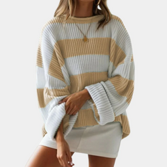Adolfa | Unkomplizierter und schicker Sommerpullover in Khaki