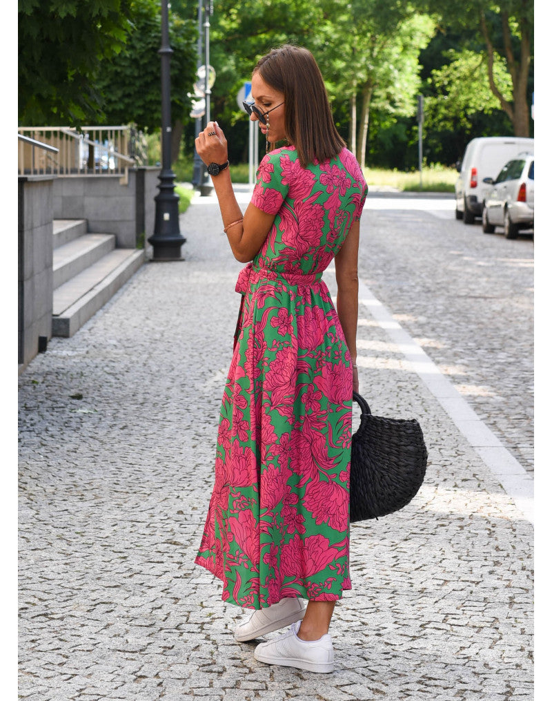Lauraine - Bequemes Strandkleid mit Print