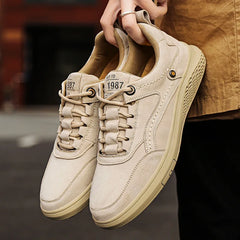 Zayn | Elegante Wildleder-Sneaker in Sand