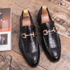 Stellan - Premium-Loafer mit Schnalle in Schwarz