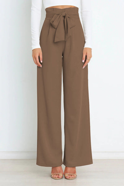 Chantal - Weite Hose - Mit Bindegürtel