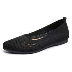 Marcela® | Graue orthopädische Ballerinas in Schwarz