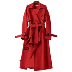 Karoline - Trenchcoat - Frühlingsmantel in Rot