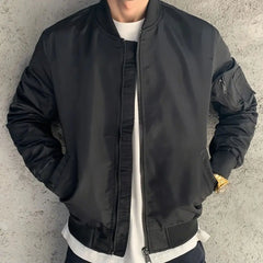 Solvex - Premium-Bomberjacke in Marineblau