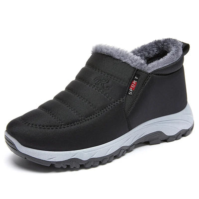 Modische Schlupf-Winterstiefel für Damen | Mit Reißverschluss