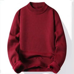 Roger | Herren Strickpullover in Burgunderrot