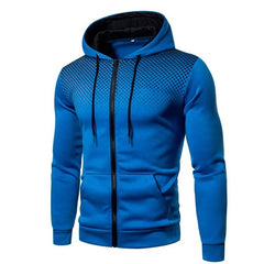Galeron - Funktions-Hoodie mit Reißverschluss in Blau