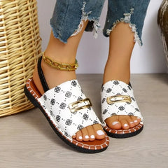 Noelle | Rutschfeste Orthopädische Sandalen™ in Weiß (Fast ausverkauft!)