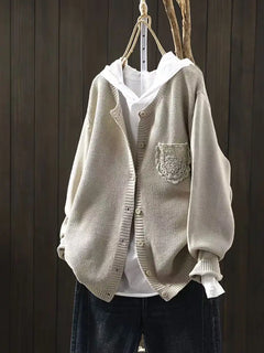 Ansley | Gemütlicher Cardigan in Beige
