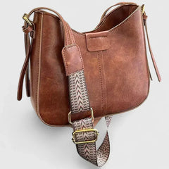Ophelia | Elegante Schultertasche in Rotbraun