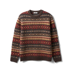 Sebastian | Vintage Icelandic Sweater in Dark Coffee