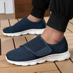 Eudora - Gepolsterte orthopädische Wanderschuhe in Blau