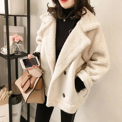 Sanna | Komfortable Softtouch-Winterjacke Damen in Elfenbein