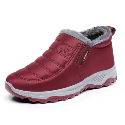 Modische Schlupf-Winterstiefel für Damen | Mit Reißverschluss