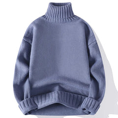 Harry | Rollkragenpullover in Blau