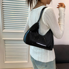Chloe - Hobo-Tasche aus Leder - Mode Handtasche in Schwarz