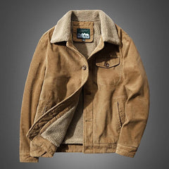 Steffen - Bequeme Winterjacke in Khaki