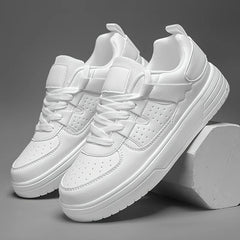 Elegante höhenverstellbare Schuhe in Weiß