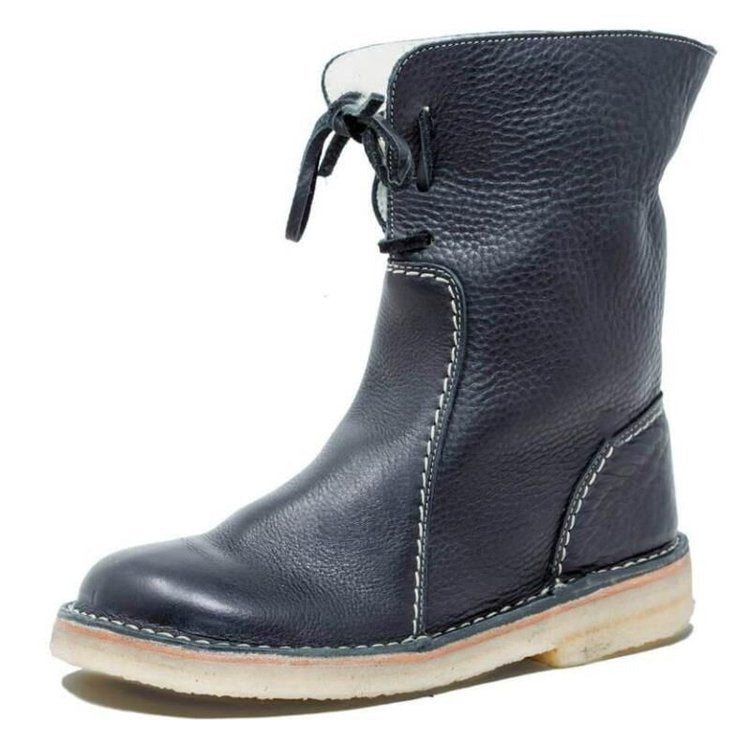Amanda – Winterstiefel im Vintage-Stil – Fellgefüttert