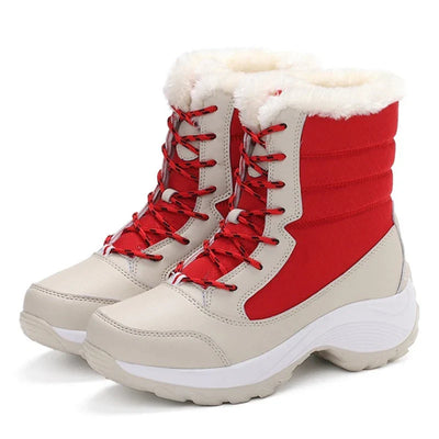 Damen Plateau-Schneestiefel | Lässig