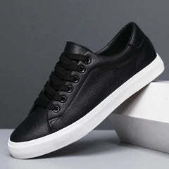 Klassische Lederschuhe in Schwarz