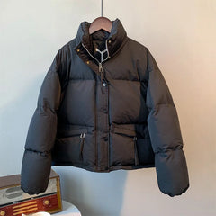 Keziah - Winter-Pufferjacke - Lose Passform in Schwarz