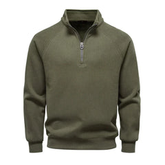 Tim | Eleganter Herrenpullover für kalte Tage in Grün